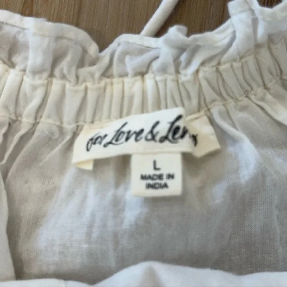 For Love And Lemons Venetia Sleep Top, Size: Large - Picture 12 of 12